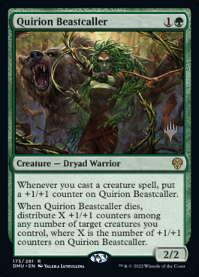 Quirion Beastcaller (Promo Pack) [Dominaria United Promos] | Shuffle n Cut Hobbies & Games