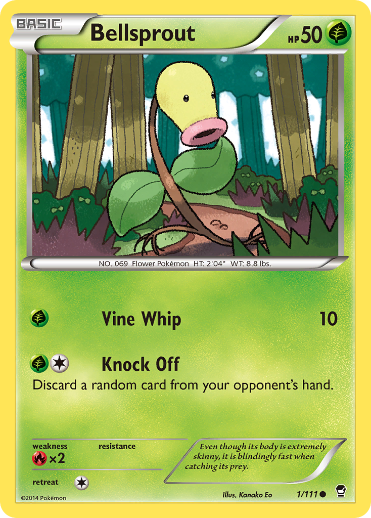 Bellsprout (1/111) [XY: Furious Fists] | Shuffle n Cut Hobbies & Games