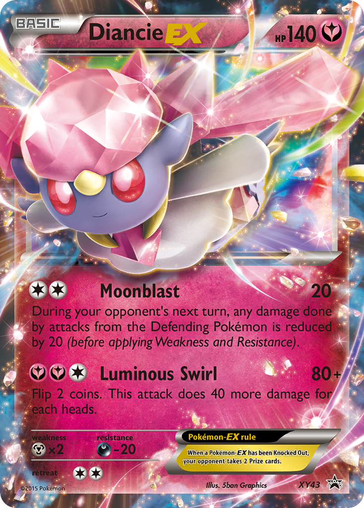 Diancie EX (XY43) [XY: Black Star Promos] | Shuffle n Cut Hobbies & Games