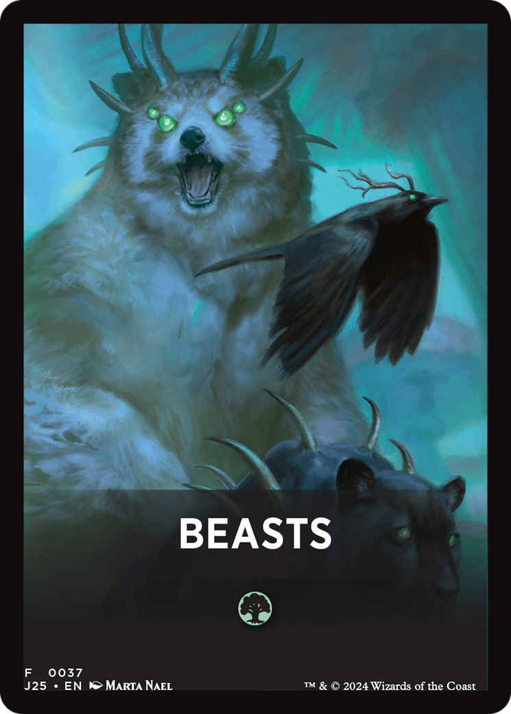 Beasts Theme Card [Foundations Jumpstart Front Cards] | Shuffle n Cut Hobbies & Games