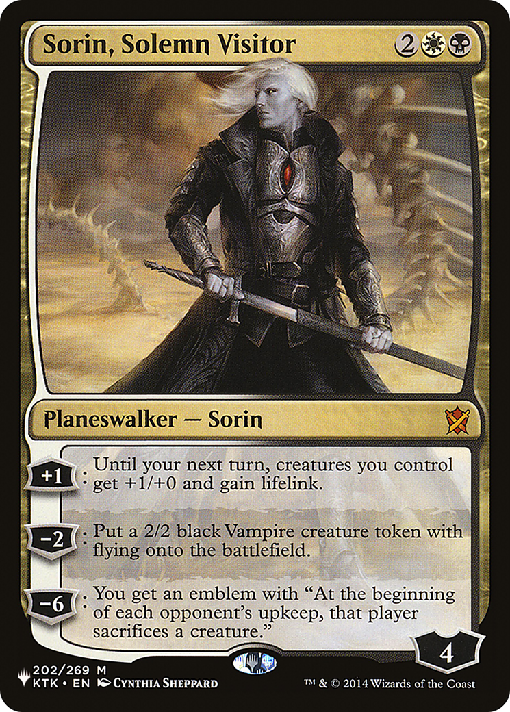 Sorin, Solemn Visitor [The List] | Shuffle n Cut Hobbies & Games