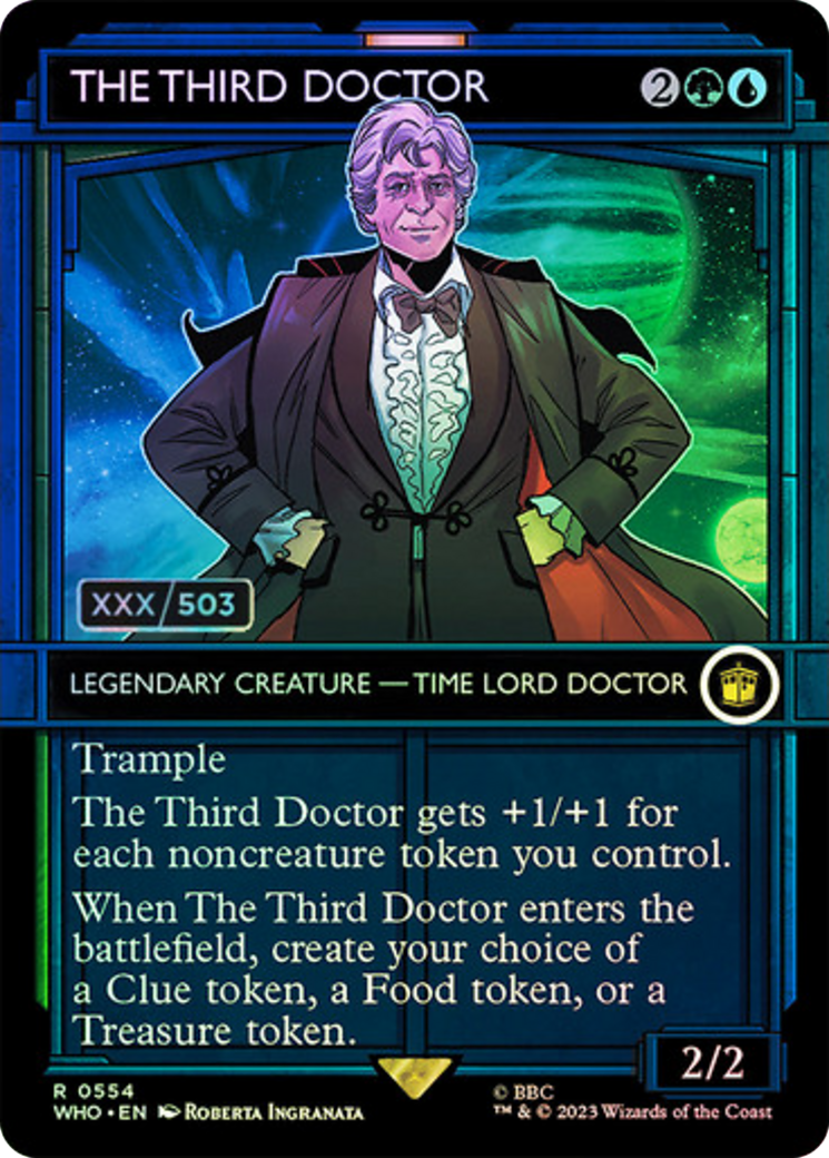 The Third Doctor (Serial Numbered) [Doctor Who] | Shuffle n Cut Hobbies & Games