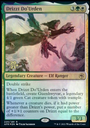 Drizzt Do'Urden [Dungeons & Dragons: Adventures in the Forgotten Realms Prerelease Promos] | Shuffle n Cut Hobbies & Games