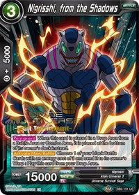 Nigrisshi, from the Shadows (Divine Multiverse Draft Tournament) (DB2-151) [Tournament Promotion Cards] | Shuffle n Cut Hobbies & Games