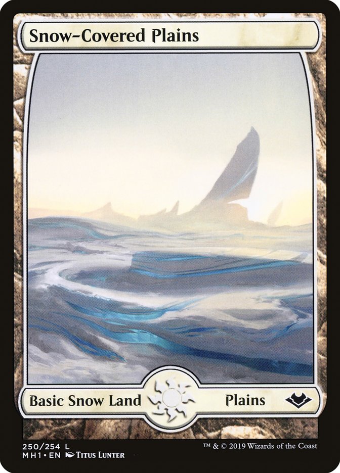 Snow-Covered Plains [Modern Horizons] | Shuffle n Cut Hobbies & Games