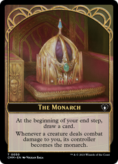 Copy (54) // The Monarch Double-Sided Token [Commander Masters Tokens] | Shuffle n Cut Hobbies & Games