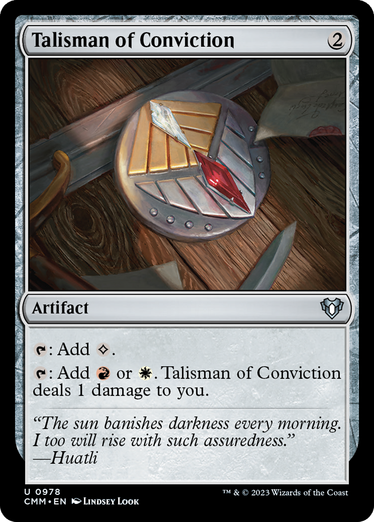 Talisman of Conviction [Commander Masters] | Shuffle n Cut Hobbies & Games