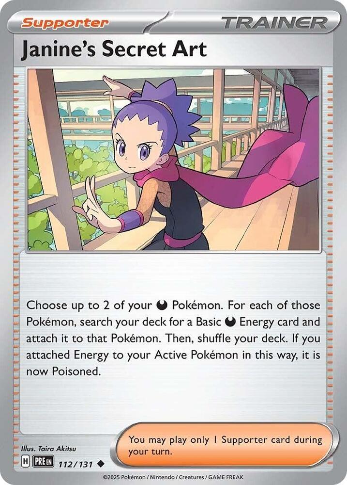 Janine's Secret Art (112/131) [Scarlet & Violet: Prismatic Evolutions] | Shuffle n Cut Hobbies & Games