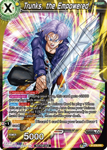 Trunks, the Empowered (P-378) [Promotion Cards] | Shuffle n Cut Hobbies & Games