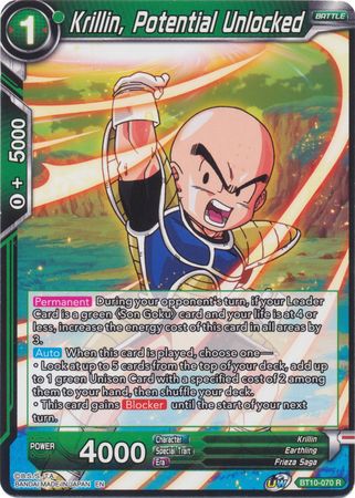 Krillin, Potential Unlocked (BT10-070) [Rise of the Unison Warrior 2nd Edition] | Shuffle n Cut Hobbies & Games