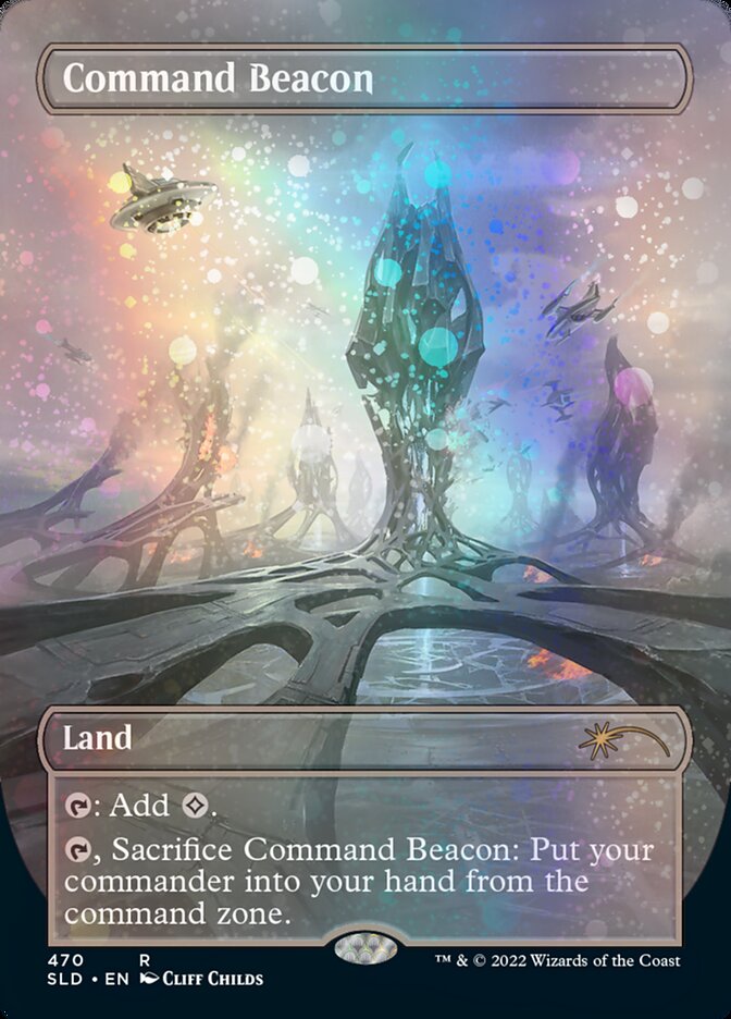 Command Beacon (Galaxy Foil) [Secret Lair Drop Series] | Shuffle n Cut Hobbies & Games