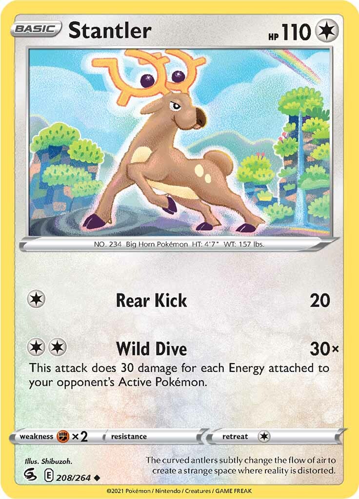 Stantler (208/264) [Sword & Shield: Fusion Strike] | Shuffle n Cut Hobbies & Games