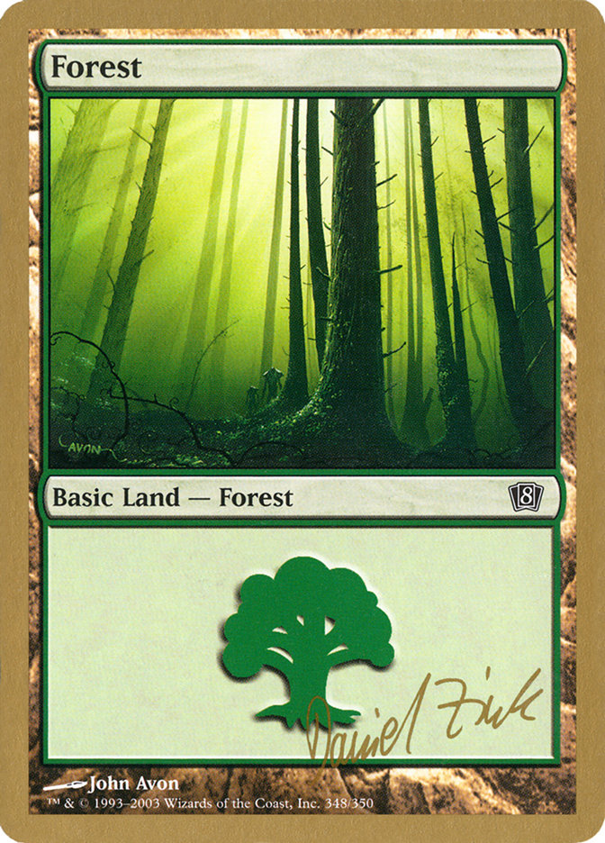 Forest (dz348) (Daniel Zink) [World Championship Decks 2003] | Shuffle n Cut Hobbies & Games