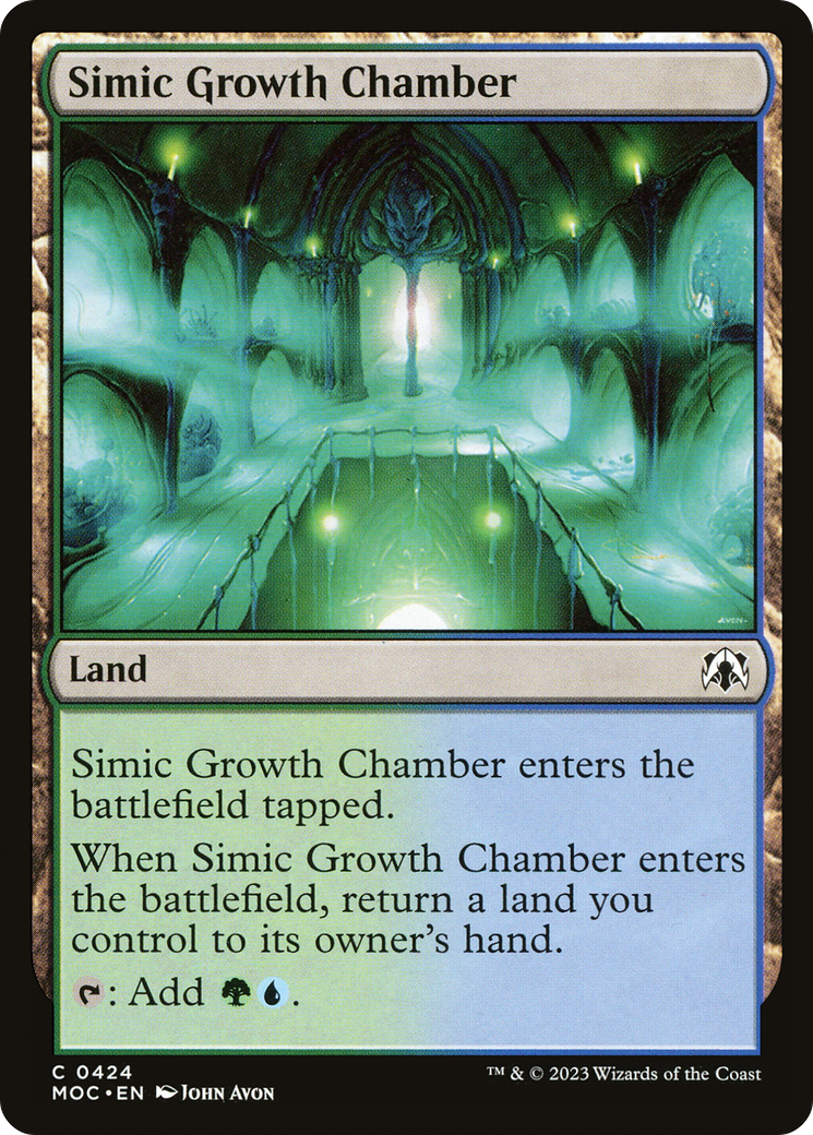 Simic Growth Chamber [March of the Machine Commander] | Shuffle n Cut Hobbies & Games