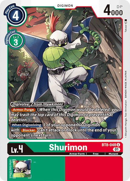 Shurimon [BT8-048] [New Awakening] | Shuffle n Cut Hobbies & Games