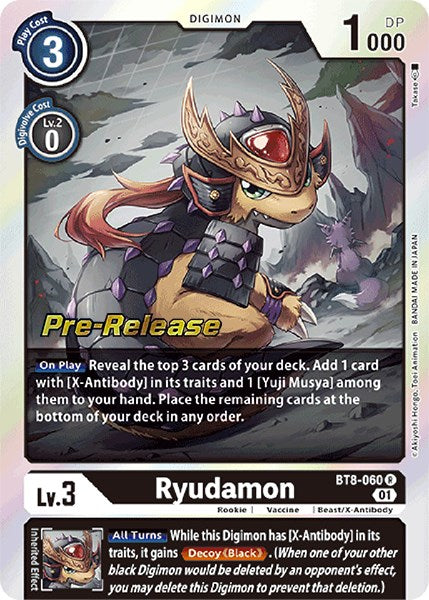 Ryudamon [BT8-060] [New Awakening Pre-Release Cards] | Shuffle n Cut Hobbies & Games