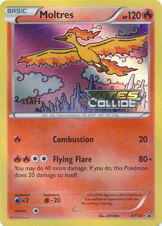 Moltres (XY127) (Staff) [XY: Black Star Promos] | Shuffle n Cut Hobbies & Games