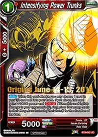 Intensifying Power Trunks (Origins 2019) (BT4-012_PR) [Tournament Promotion Cards] | Shuffle n Cut Hobbies & Games