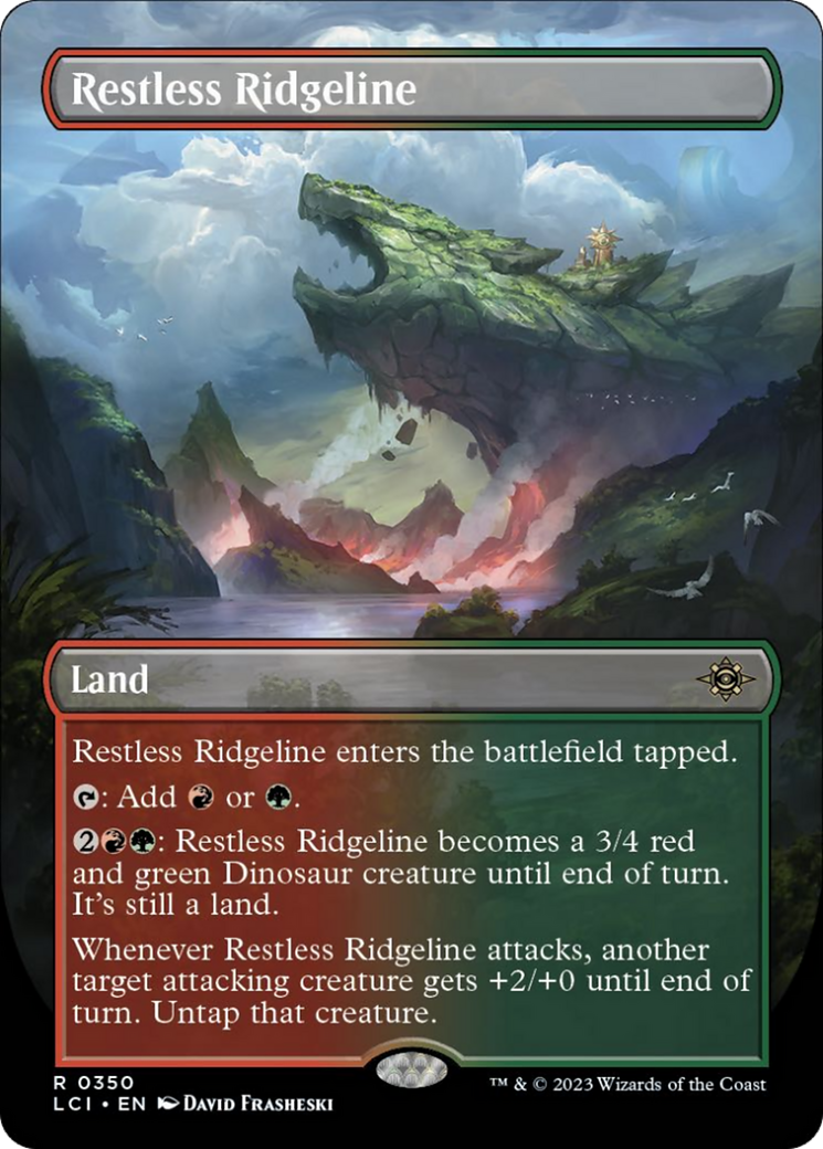 Restless Ridgeline (Borderless) [The Lost Caverns of Ixalan] | Shuffle n Cut Hobbies & Games