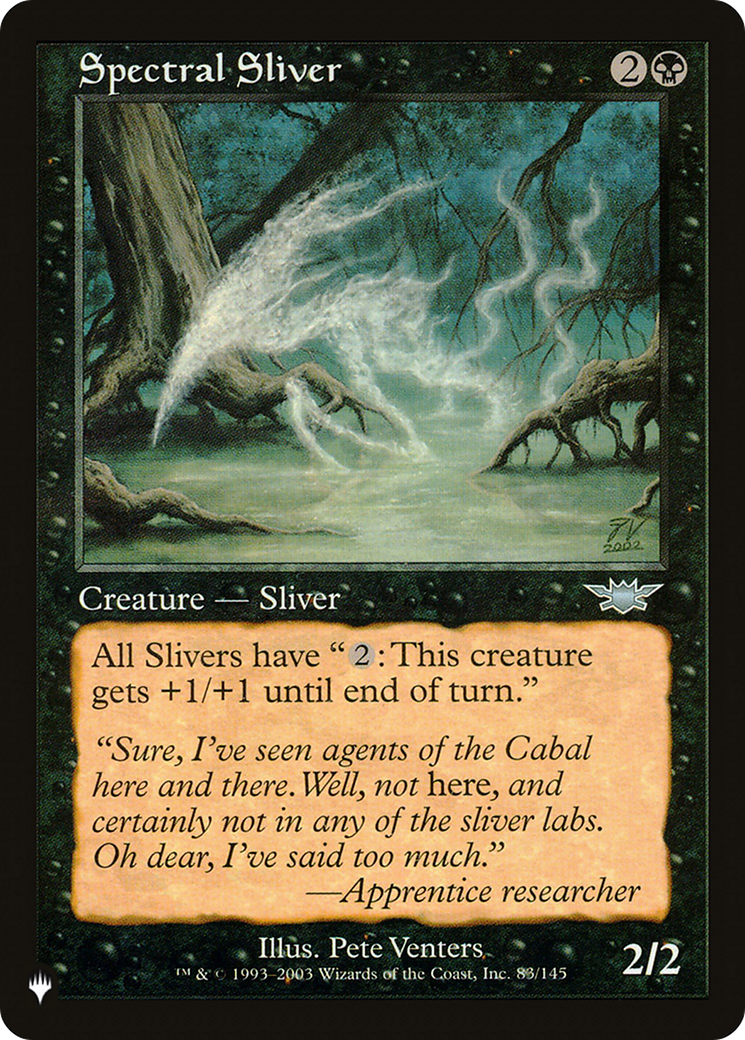 Spectral Sliver [The List] | Shuffle n Cut Hobbies & Games