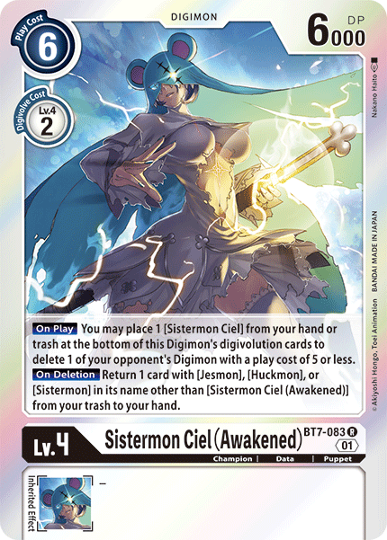 Sistermon Ciel (Awakened) [BT7-083] [Next Adventure] | Shuffle n Cut Hobbies & Games