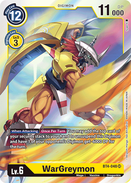 WarGreymon [BT4-048] [Great Legend] | Shuffle n Cut Hobbies & Games