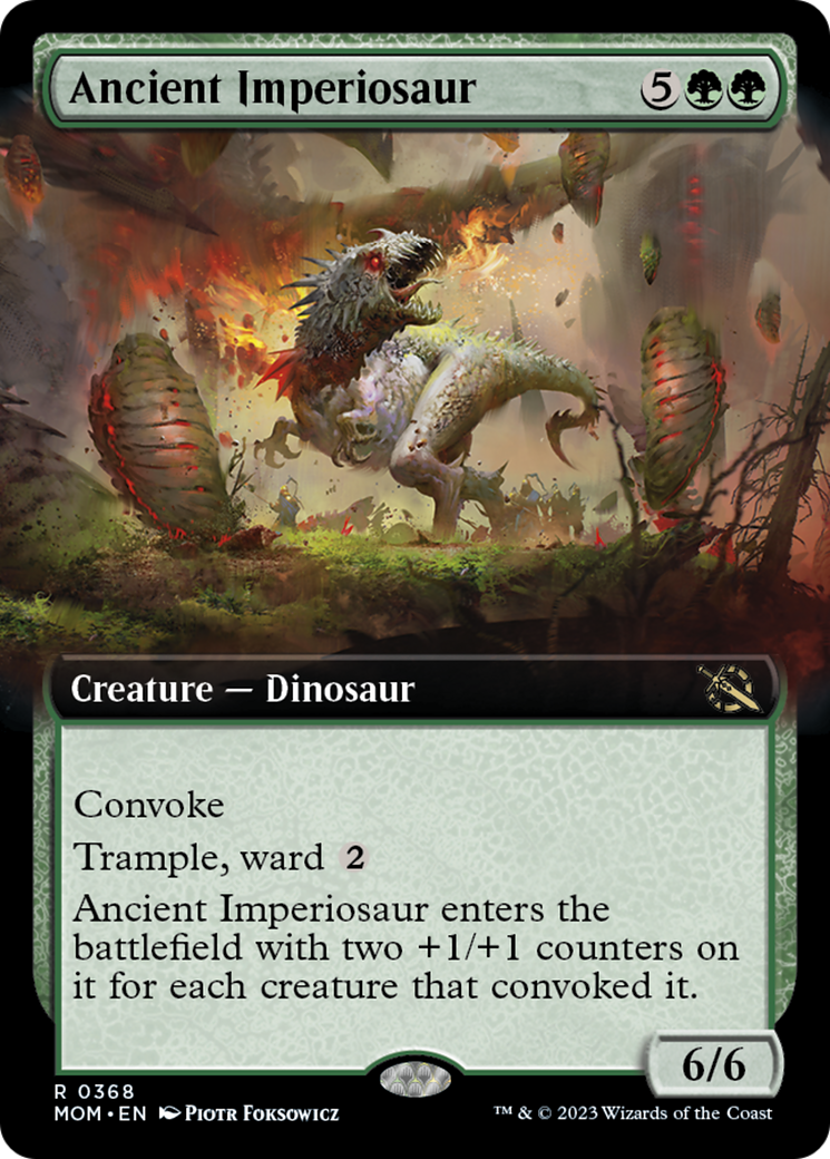 Ancient Imperiosaur (Extended Art) [March of the Machine] | Shuffle n Cut Hobbies & Games