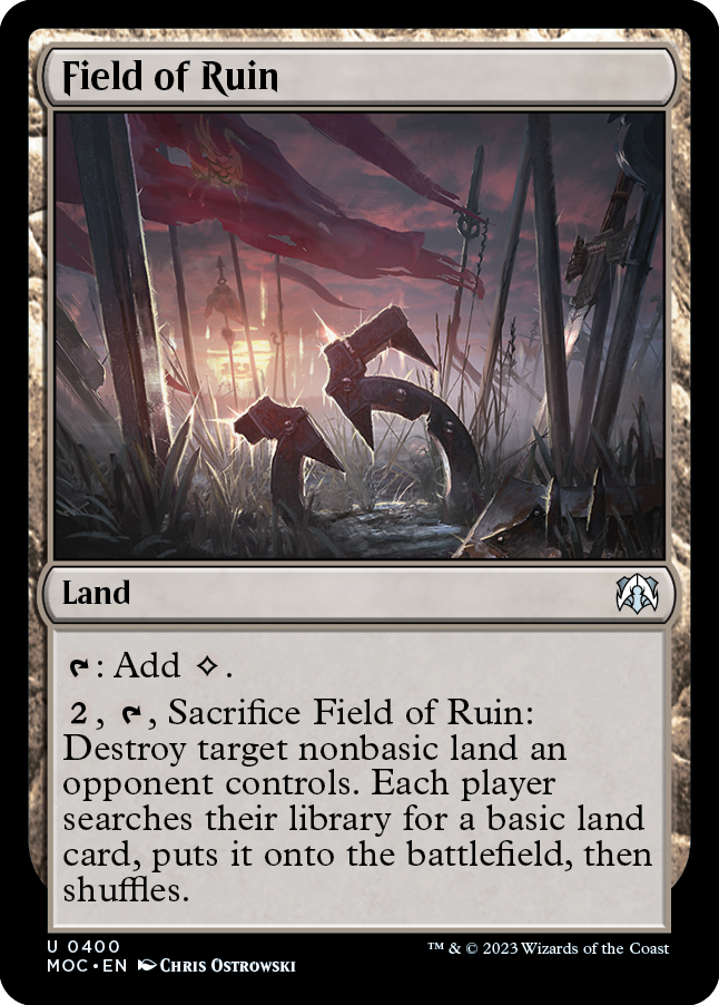 Field of Ruin [March of the Machine Commander] | Shuffle n Cut Hobbies & Games