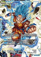 Super Saiyan God Son Goku // SSGSS Son Goku, Soul Striker Reborn (P-211) [Promotion Cards] | Shuffle n Cut Hobbies & Games