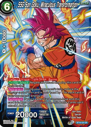 SSG Son Goku, Miraculous Transformation (BT16-024) [Realm of the Gods] | Shuffle n Cut Hobbies & Games