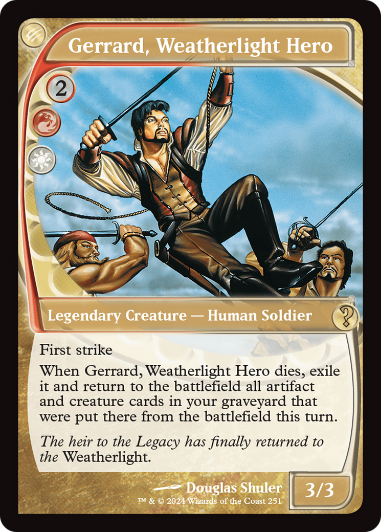 Gerrard, Weatherlight Hero (Future Sight) [Mystery Booster 2] | Shuffle n Cut Hobbies & Games