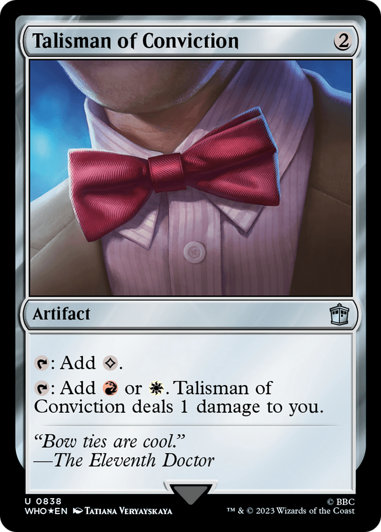 Talisman of Conviction (Surge Foil) [Doctor Who] | Shuffle n Cut Hobbies & Games