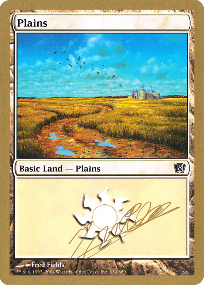 Plains (jn334) (Julien Nuijten) [World Championship Decks 2004] | Shuffle n Cut Hobbies & Games