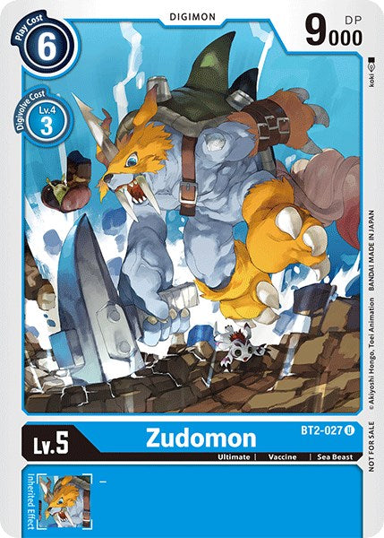 Zudomon [BT2-027] (Official Tournament Pack Vol.3) [Release Special Booster Promos] | Shuffle n Cut Hobbies & Games