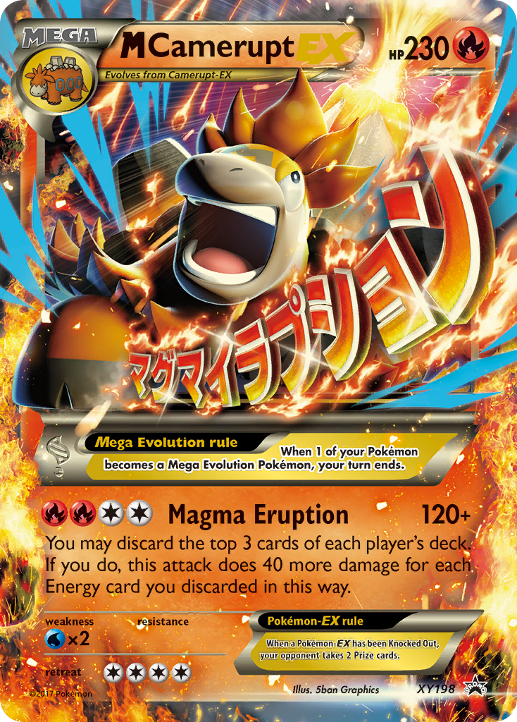 M Camerupt EX (XY198) [XY: Black Star Promos] | Shuffle n Cut Hobbies & Games