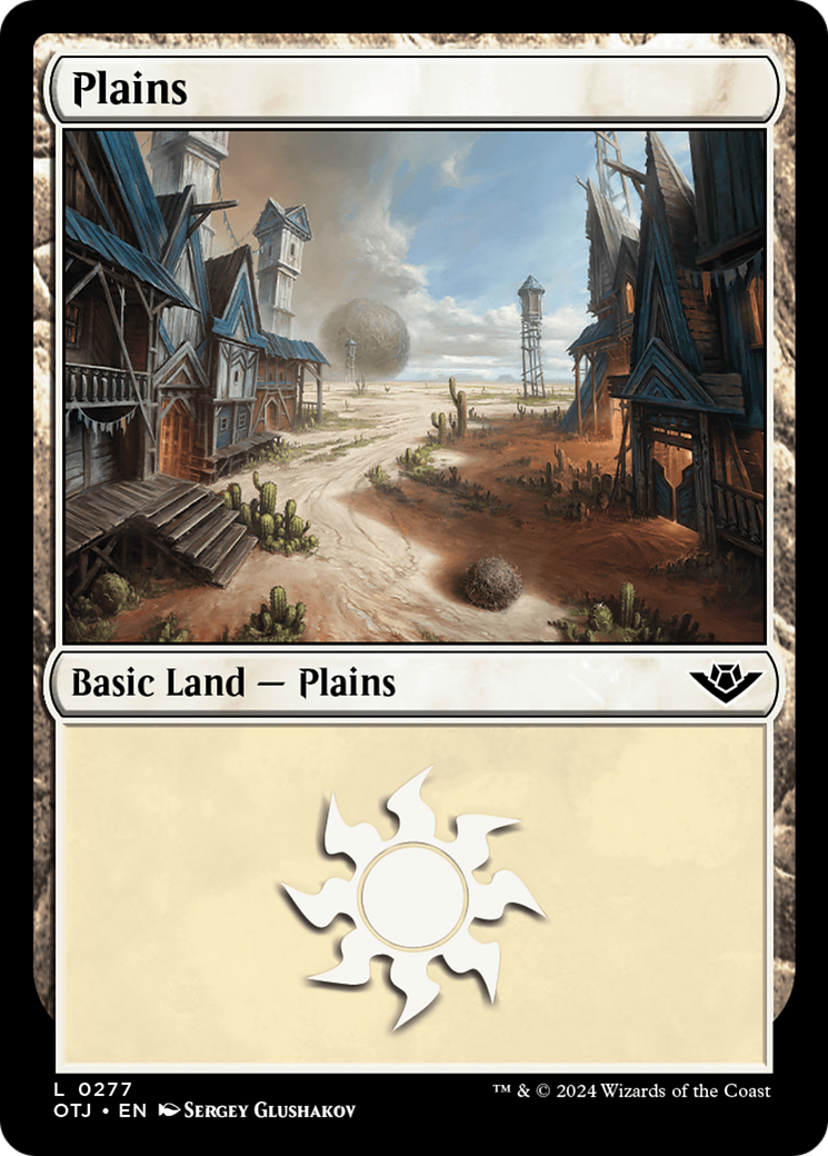 Plains (0277) [Outlaws of Thunder Junction] | Shuffle n Cut Hobbies & Games