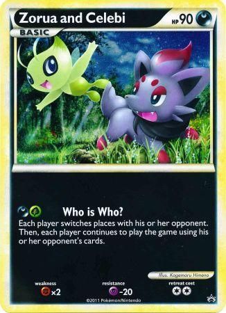 Zorua and Celebi (Jumbo Card) [Miscellaneous Cards] | Shuffle n Cut Hobbies & Games