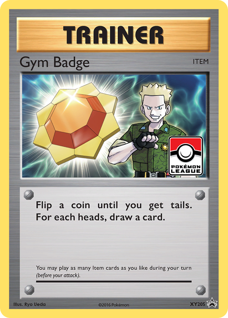 Gym Badge (XY205) (Lt. Surge) [XY: Black Star Promos] | Shuffle n Cut Hobbies & Games