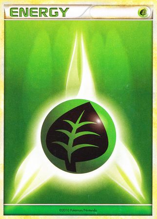 Grass Energy (2010 Unnumbered HGSS Style) [League & Championship Cards] | Shuffle n Cut Hobbies & Games