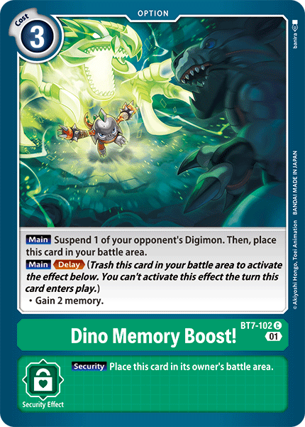 Dino Memory Boost! [BT7-102] [Next Adventure] | Shuffle n Cut Hobbies & Games