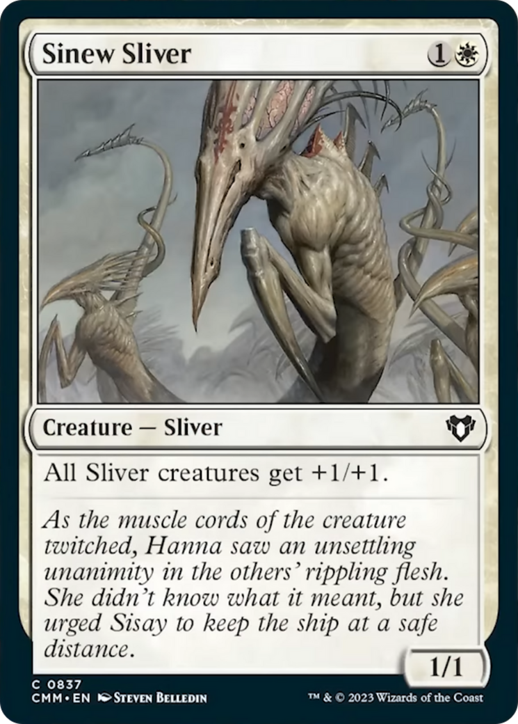 Sinew Sliver [Commander Masters] | Shuffle n Cut Hobbies & Games