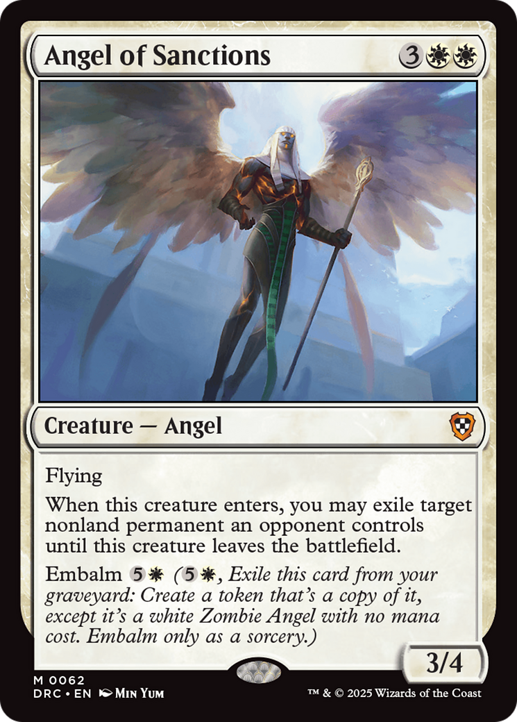 Angel of Sanctions [Aetherdrift Commander] | Shuffle n Cut Hobbies & Games