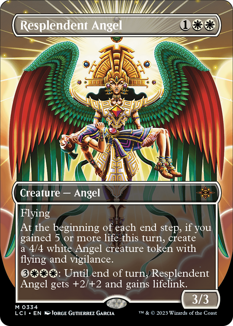 Resplendent Angel (Borderless) [The Lost Caverns of Ixalan] | Shuffle n Cut Hobbies & Games