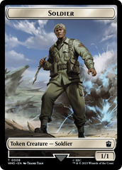 Soldier // Mark of the Rani Double-Sided Token [Doctor Who Tokens] | Shuffle n Cut Hobbies & Games