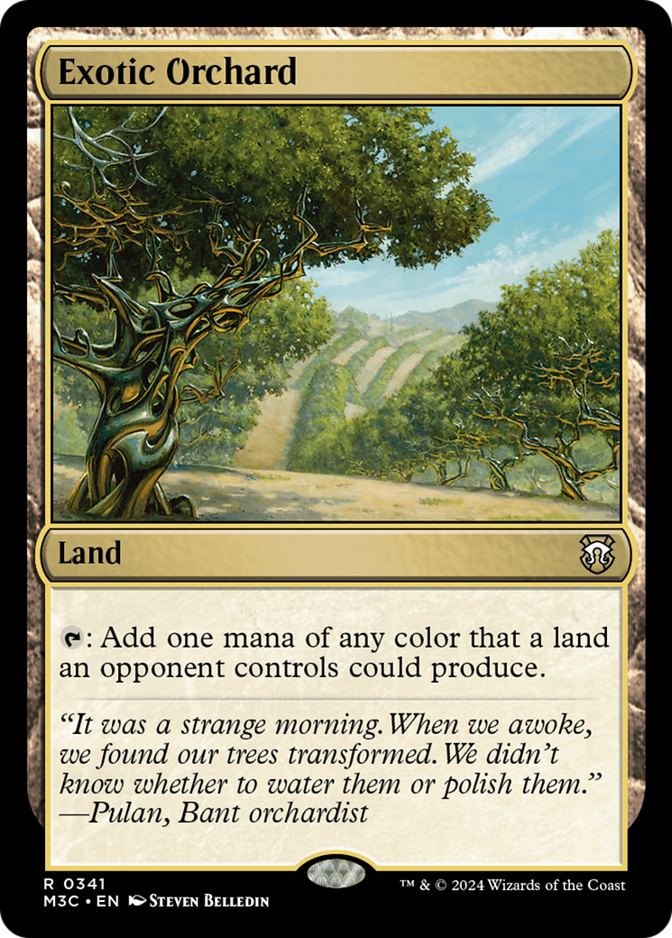 Exotic Orchard (Ripple Foil) [Modern Horizons 3 Commander] | Shuffle n Cut Hobbies & Games