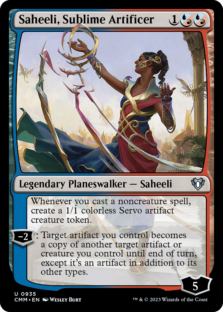 Saheeli, Sublime Artificer [Commander Masters] | Shuffle n Cut Hobbies & Games