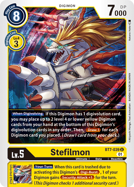 Stefilmon [BT7-039] [Next Adventure] | Shuffle n Cut Hobbies & Games