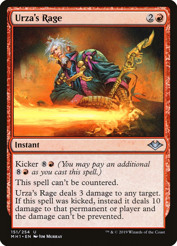 Urza's Rage [Modern Horizons] | Shuffle n Cut Hobbies & Games