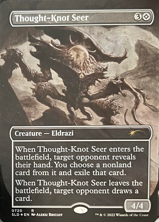 Thought-Knot Seer (720) (Borderless) [Secret Lair Drop Promos] | Shuffle n Cut Hobbies & Games