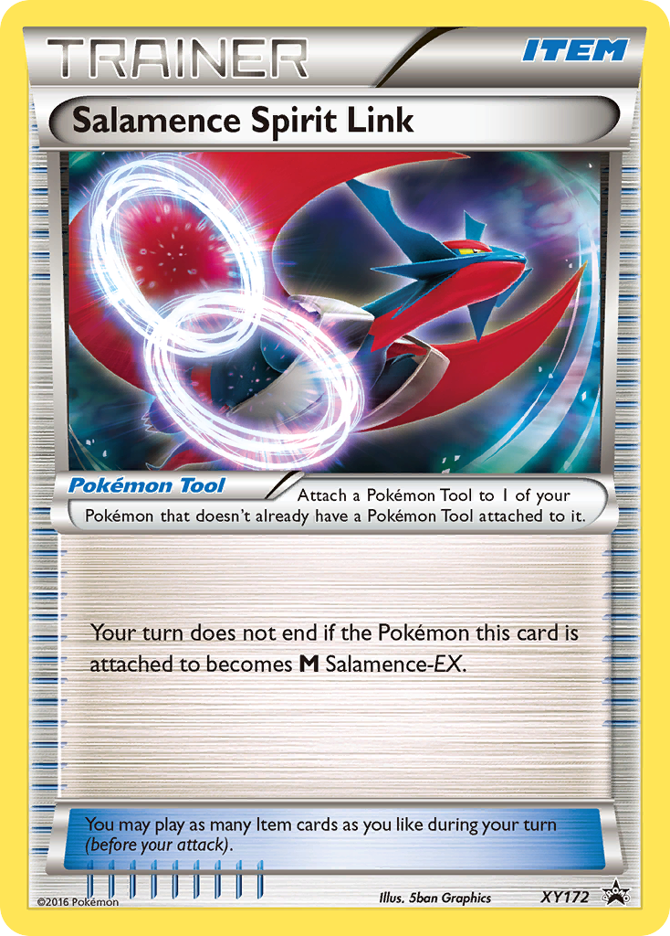 Salamence Spirit Link (XY172) [XY: Black Star Promos] | Shuffle n Cut Hobbies & Games